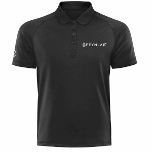 Feynlab® Black Polo Shirt