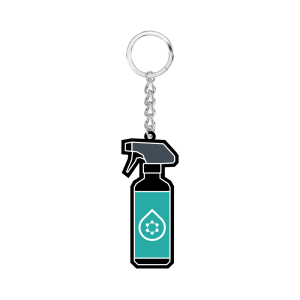 Sprayer Bottle Rubber Keychain